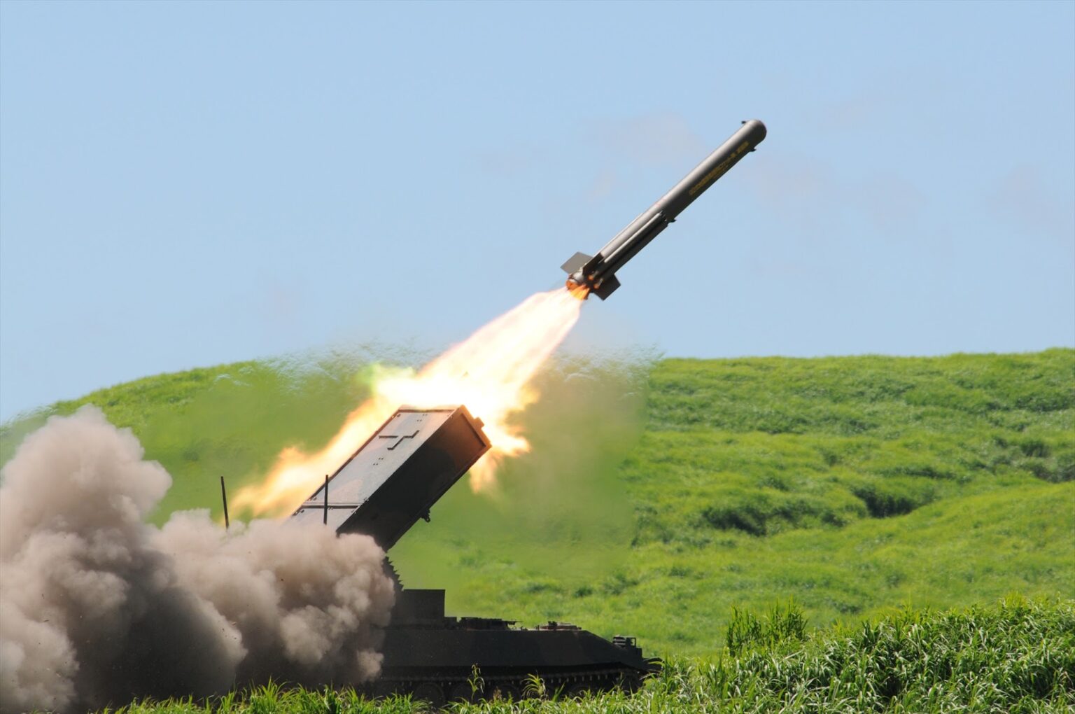 a rocket launched from a vehicle